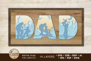 Father's Day Laser Cut