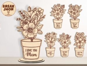 Mother's Day Laser Cut