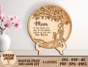 Mother's Day Laser Cut