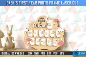Baby Photo Frames Laser Cut