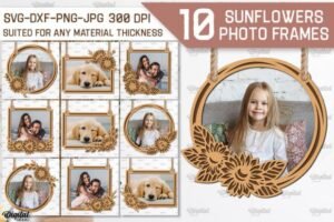 Baby Photo Frames Laser Cut