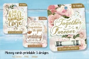 card holder wedding