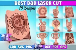 Father's Day Laser Cut