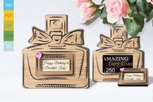 card holder wood