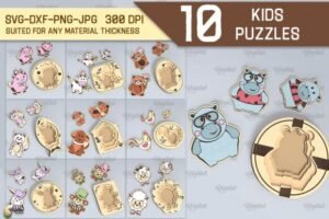 Family Puzzle Laser Cut