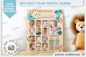 Baby Photo Frames Laser Cut
