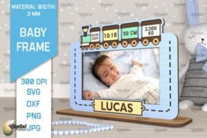 Baby Photo Frames Laser Cut