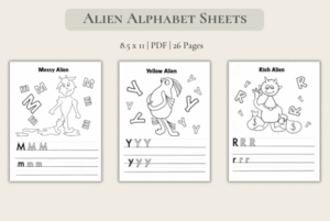 worksheets alphabet 