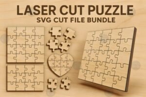Family Puzzle Laser Cut