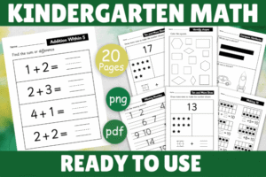 Worksheets for Preschool