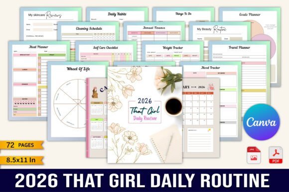 daily routine planner for mental health