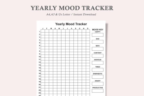 mood tracker printable for moms