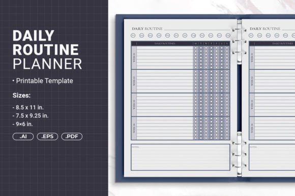 daily routine planner for mental health