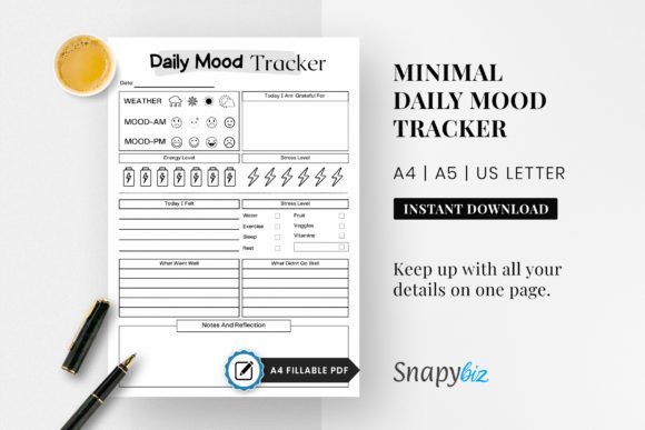 mood tracker printable for moms