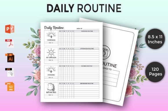 daily routine planner for mental health