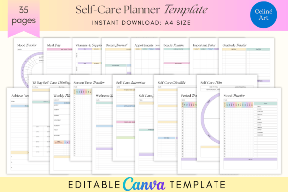 self care planner for busy moms