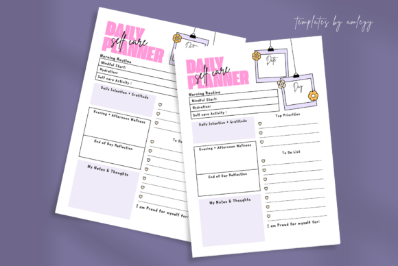 self care planner for busy moms