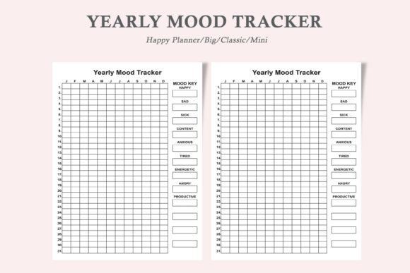 mood tracker printable for moms
