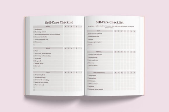self care planner for busy moms