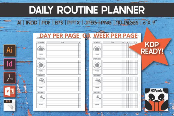 daily routine planner for mental health