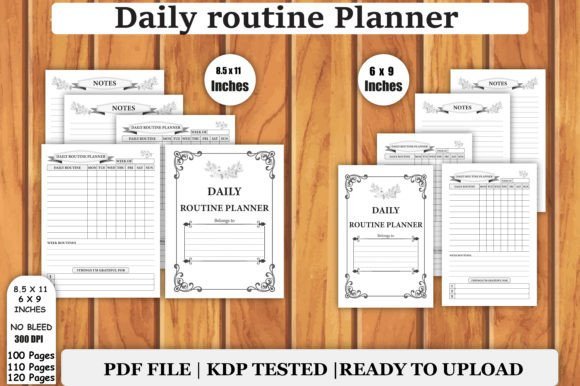 daily routine planner for mental health