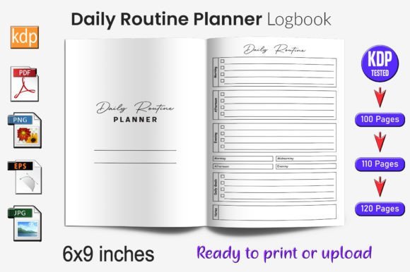 daily routine planner for mental health