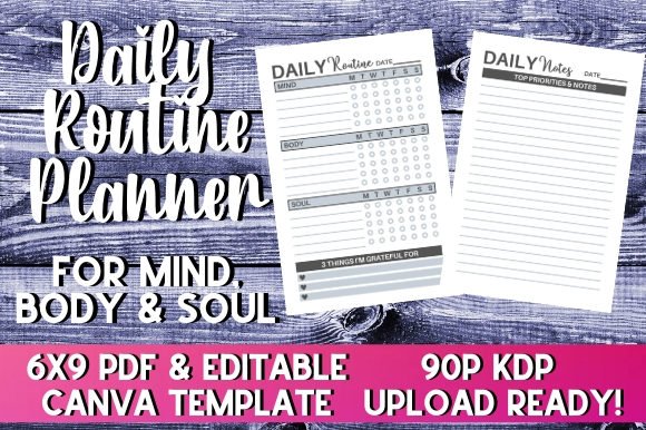 daily routine planner for mental health