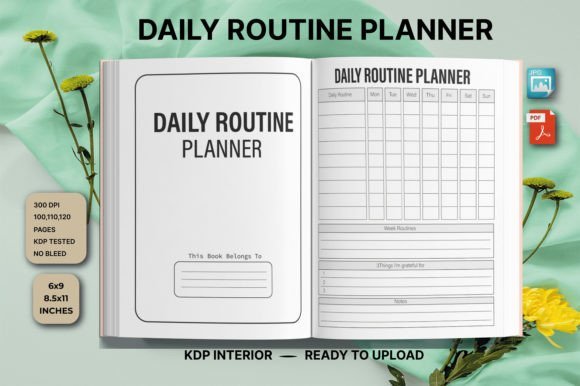 daily routine planner for mental health