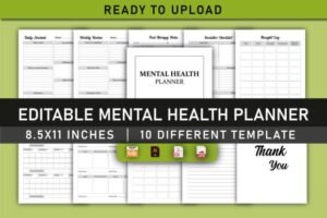 mental health planner