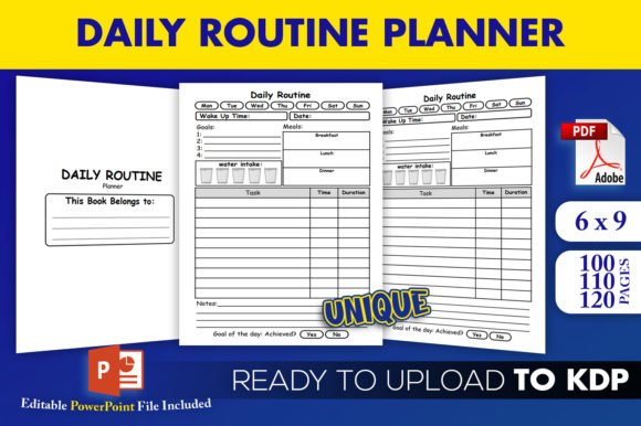 daily routine planner for mental health