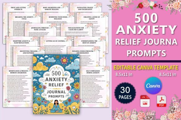 anxiety journal prompts for moms