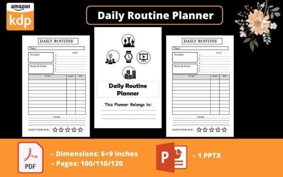 daily routine planner for mental health