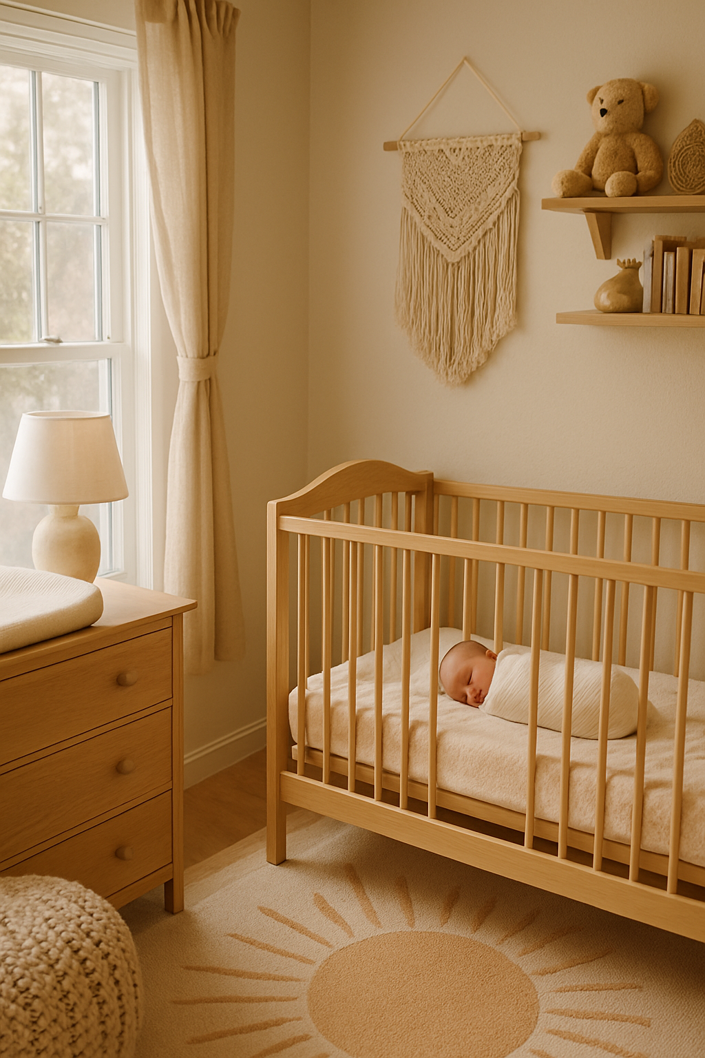First, what "sleeping through the night" really means - a calm newborn nursery at bedtime